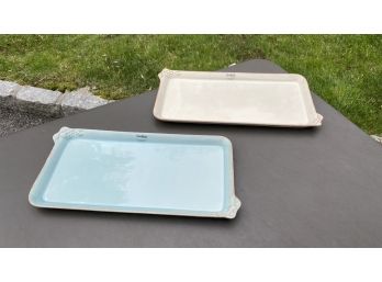 A Pair Of Ceramic Serving Plater By Casafina