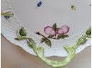 Stunning Hand Painted Herend Serving Tray In Bone China