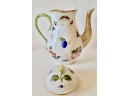 Exceptional Hand Painted Herend Porcelain Teapot