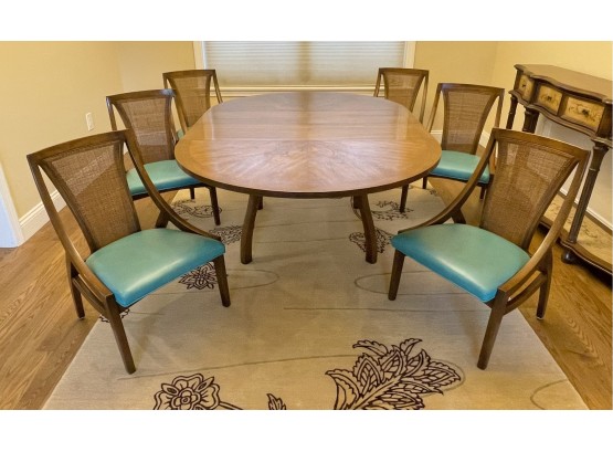 Mid Century Heritage Furniture Dining Table And Six Chairs