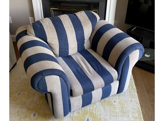 Striped Fabric Lounger