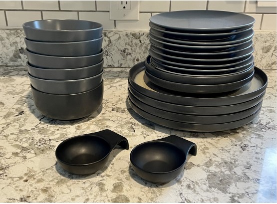 Lot Of Assorted Ceramic Stoneware Tableware Items From IKEA - CB2 & Crate&Barrel