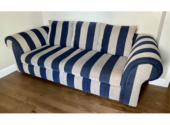 Fabric Striped Couch