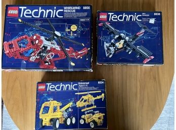 Lot Of Three Lego Technic Sets - Believed To Have All Pieces Included
