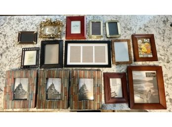 Lot Of Assorted Sized Picture Frames