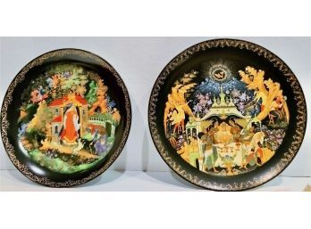 Russian Legends Collection Hand Painted Limited Edition Plates - Exquisite Details