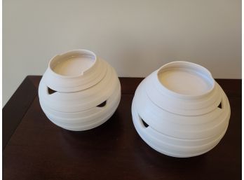 Uniquely Designed Three Layered Clay Pots By Omid Sadri