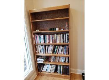 Large Wood Book Shelf (books Not Included)