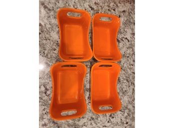 Rachael Ray Baking Dishes In Bright Orange - Rarely If Ever Used
