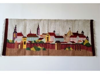 A Beautiful Cepilia Kilim Wall Hanging (will Warm Any Home) Handwoven And Made In Poland