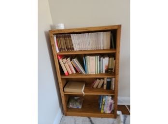 Three Shelved Bookshelf *BOOKS Included If You Speak Fluent Polish!