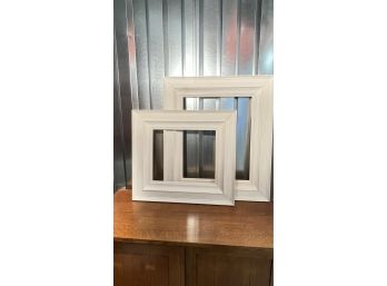 A Pair Of White Wood Frames From The Dingle Framer Kerry Ireland