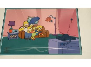 The Simpsons Limited Edition 100th Episode Seal Of Authenticity 20th Century Fox - 20.5'w X 17'h
