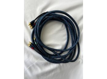 AudioQuest YIQ-1 Video Component (y-Pb-Pr) Cable 3 M
