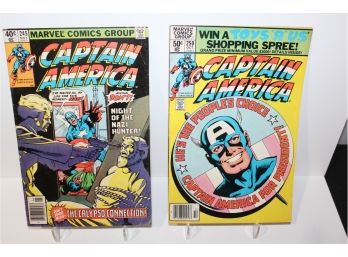 Marvel - Captain America #245 & #250 Very Collectible - 1980