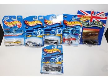 Collection Of 6 Hot Wheels Cars In Blister Packs