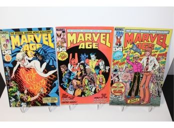 1983 Marvel Age Comics #6, #7, #8