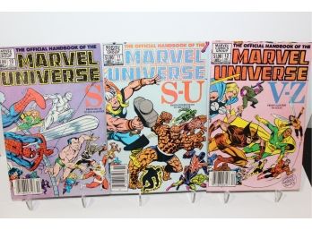 1983 Marvel Universe #10, #11, #12 - The Background On Every Marvel Hero & Villain