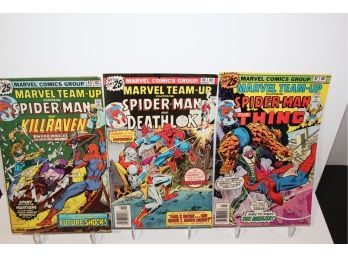 1976 Marvel Team- Up - Spider- Man - The Thing - #45, #46, #47