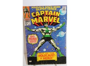 1968 Marvel - Captain Marvel #1 - 12 Cent Silver Age - The Premier Issue