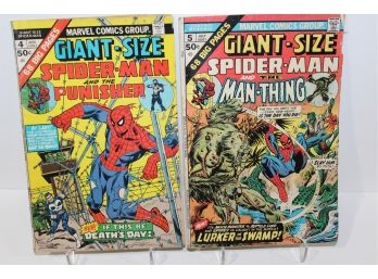 1975 Giant Size Spider Man #4 & #5