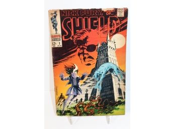 1968 Marvel Comic Nick Fury  Agent Of SHIELD #3- Silver Age