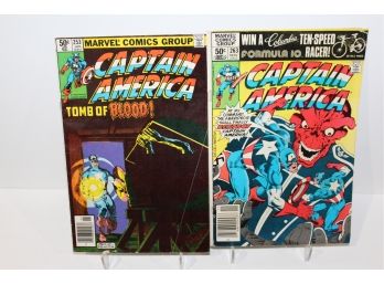 1981 Marvel Comics Captain America #253 & #263