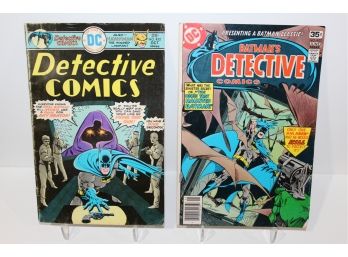1975 & 1978 DC Detective Comics - Batman - #452 & #477