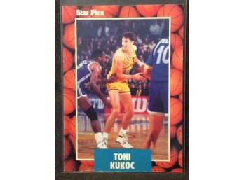 1990-91 Star Pics Toni Kukoc Rookie Card