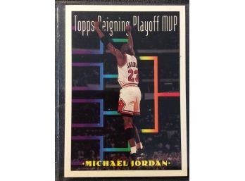 1994 Topps Reigning Playoff MVP Michael Jordan