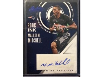 2016 Panini Absolute Rook Ink Malcolm Mitchell Autograph Rookie Card