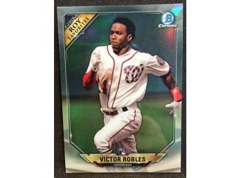 2018 Bowman Chrome ROY Favorites Victor Robles Rookie Card