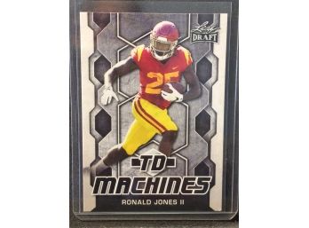 2018 Leaf Draft TD Machines Ronald Jones II Rookie