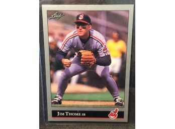 1992 Leaf Jim Thome Rookie Card