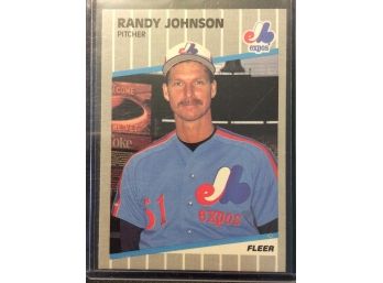 1989 Fleer Randy Johnson Rookie