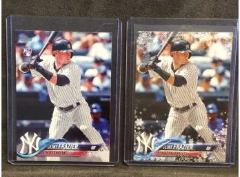 (2) 2018 Topps Cling Frazier Rookie Cards