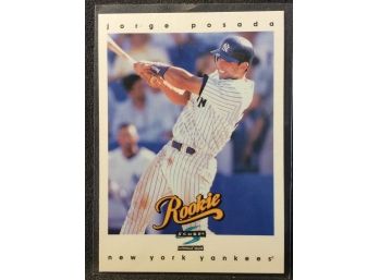 1997 Score Jorge Posada Rookie Card