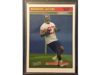 2005 Topps Bazooka Brandon Jacobs Rookie Card