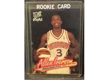 1996-97 Fleer Ultra Allen Iverson Rookie Card