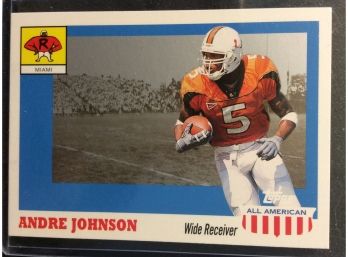 2003 Topps All American Andre Johnson Rookie Card