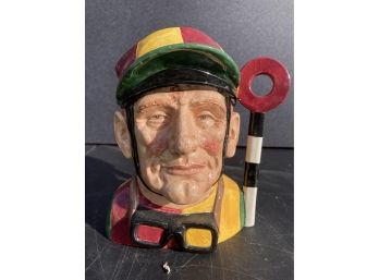 Royal Doulton Character Jug #1 Of 3- 'the Jockey' In Excellent Condition