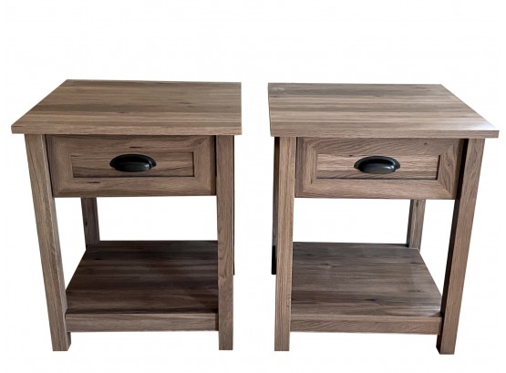Contemporary Rustic Style Nightstands/Side Tables