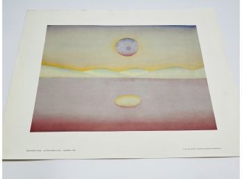 Folon Serigraph 'un Trou Dans Le Ciel' Aquarelle 1976