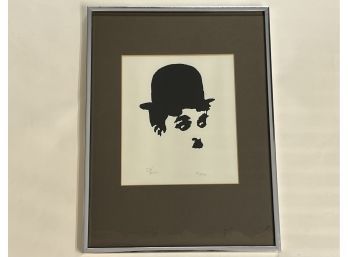 Vintage Charlin Chaplin Print Numbered And Signed