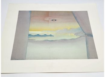 Folon Serigraph 'paysage' Aquarelle 1976