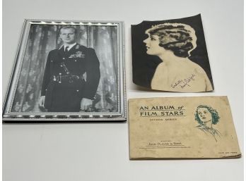 Signed Mary Pickford Photo And Other Memorabilia