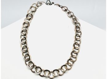 Vintage Intricate Sterling Silver Necklace Made In Turkey