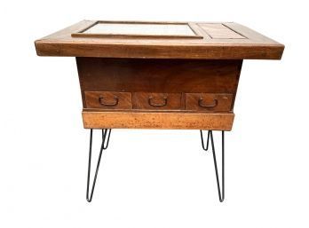 One Of A Kind Antique Japanese Hibachi Table