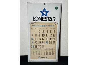 LONE STAR ADVERTISING CALENDAR