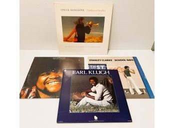 Blue Note Earl Klugh/ Self Titled, Chuck Mangione Children Of Sanchez, Buddy Miles And Stanley Clarke- Top 100